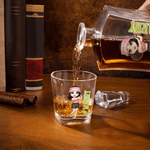 Personalized Tennis Cartoon Character Whiskey Decanter with Engraved Name Birthday Anniversary Gift for Men Tennis Players