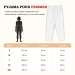 Pantalon de pyjama long personnalisé avec photos et nom - Cadeau anniversaire pour enfant femme homme et amoureux des animaux