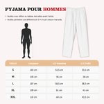 Pantalon de pyjama long personnalisé avec photos et nom - Cadeau anniversaire pour enfant femme homme et amoureux des animaux