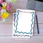 Personalisierte farbige Schwesternschaft griechischen Brief 50 Seiten Notizblock mit Schwesternschaft Name Briefpapier liefert Geschenk für Mädchen | Callie × Affinity Licensing