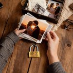 Gepersonaliseerde Ring Hart Messing Liefdesslotset met Sleutel met Naam en Tekst Bruiloft Verloving Verjaardag Valentijnsdag Cadeau voor Koppels