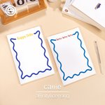 Personalisierte farbige Schwesternschaft griechischen Brief 50 Seiten Notizblock mit Schwesternschaft Name Briefpapier liefert Geschenk für Mädchen | Callie × Affinity Licensing