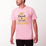 T-shirt 100% coton avec photo Cadeau de fin d'études pour les parents de diplômés