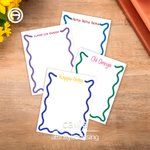 Personalisierte farbige Schwesternschaft griechischen Brief 50 Seiten Notizblock mit Schwesternschaft Name Briefpapier liefert Geschenk für Mädchen | Callie × Affinity Licensing