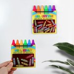 Personalized Crayon Teacher Shaker Magnet with Name and Year Back to School Teacher Appreciation Week Gift for Teachers