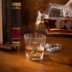 Spersonalizowana karafka do whisky z koszykówką dla miłośników koszykówki Prezent urodzinowy dla miłośników whisky
