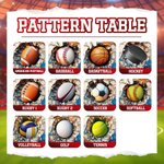 Personalized Ball Sport Design Clipboard with Low Profile Clip and Name Daily Use Birthday Gift for Coach Ball Sport Lover