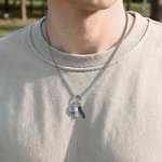 Personlig Chili Hästsko Lucky Amulet Charm Halsband med Namn Smycken Födelsedag Jubileum Semestergåva till Honom Henne