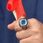 Personalisierte eingraviert Stempel Sterling Silber Ring mit Geburtsstein Mementos Schmuck Graduierung Geschenk für Männer Absolventen