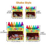 Personalized Crayon Teacher Shaker Magnet with Name and Year Back to School Teacher Appreciation Week Gift for Teachers