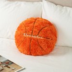 Personalised Embroideried Baseball Basketball Sport Balls Soft Cushion with Name Home Decor Birthday Gift for Football Volleyball Soccer Player