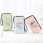 Portafoglio a mano personalizzato in pelle PU con cinturino da polso, scomparti multipli e nome, regalo di compleanno per la mamma e la nonna.