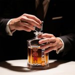 Spersonalizowana karafka do whisky z koszykówką dla miłośników koszykówki Prezent urodzinowy dla miłośników whisky