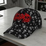 Personalized Punk Heavy Metal Style Baseball Cap with Name Birthday Gift for Friend Punk Enthusiast