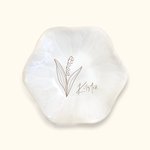 Personalised Ceramic Birth Flower Trinket Jewellery Dish with Name Wedding Engagement Birthday Mother's Day Gift for Her