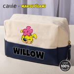 Personnalisé Cartoon Marsupilami Grande Capacité Sac de Maquillage avec Nom Voyage Accessoires Quotidien Cadeau d'Anniversaire pour Femme | Callie × Marsupilami®