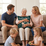 Personalizzato fiore di nascita morbido cuscino di copertura con nome Home Decor Festa della mamma regalo di compleanno per la mamma nonna