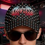 Personalized Punk Heavy Metal Style Baseball Cap with Name Birthday Gift for Friend Punk Enthusiast