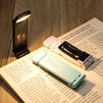 Luce da lettura LED personalizzata con nome, clip regolabile, ricaricabile - Regalo di compleanno per amanti dei libri