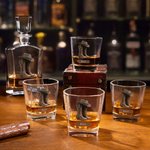 Personalized Retro Cowboy Boots Whisky Decanter with Name Bar Accessory Birthday Anniversary Gift for Men Whiskey Lovers