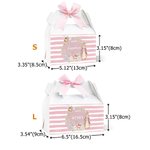 Personalized Cute Peter Rabbit Wreath Bee Bow Gift Box with Handle and Name Easter Party Gift for Boys Girls