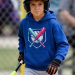 Personalised Drip Baseball Soft Children's T-shirt Sweatshirt Hoodie with Name and Number Game Day Birthday Gift for Baseball Players