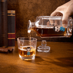 Personalisierte Cartoon-Charaktere Geburt Blume Whiskey Dekanter mit Namen Bar Accessoire Vatertag Geschenk für Mann Frau Schnapsliebhaber