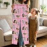Personlig flerfarget Best Crown 1-4 ansiktsbilder Myke pyjamasbukser med kallenavn Morsdag Farsdag Bursdagsgave til mamma pappa familie