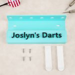 Personalized Modern Style Name Multicolor PLA 6 Dart Holder Wall Mounted Display Stand Dart Club Birthday Gift for Darts Fans Enthusiasts