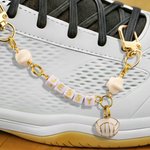 Estrella de voleibol personalizada Nombre de cuentas Zapato Charm Regreso a la escuela Regalo de cumpleaños para los amantes del voleibol Cheerleaders
