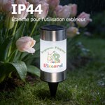Lampe solaire de jardin étanche personnalisée avec motif de lapin nom et initiale - Cadeau de fête de Pâques pour la famille et les enfants 9