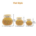 Personalized Bee Honey Jar Shaker Magnet with Name Back to School Teacher Appreciation Week Gift for Teachers