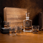 Personalised Retro Cowboy Boots Whiskey Decanter with Name Bar Accessory Birthday Anniversary Gift for Men Whiskey Lovers
