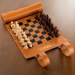 Set di scacchi da viaggio personalizzato con testo, magnetico e portatile - Regalo di compleanno per amanti degli scacchi e giocatori