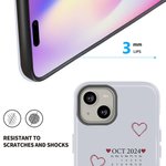 Personalized 3 Photos Name Phone Case for iPhone or Samsung Daily Use Birthday Anniversary Gift for Couples Friends