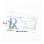Monedero personalizado con nombre y sobre para fiesta de Pascua regalo para niños amigos
