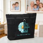 In A World Full Of Grandmas 1-8 Names Bolsa Oxford Grande con Apodo Regalo de Cumpleaños Aniversario para Mamá Abuela
