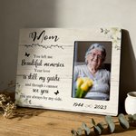 Personalised Photo Memorial Frame Ornament with Name Year and Text Home Decor in Loving Memory Sympathy Gift for Loss of Loved Ones