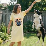 Personalisierte Multicolor 5 Haustier Fotos weiches Nachthemd mit Namen täglich tragen Geburtstag Jahrestag Geschenk für Frau Haustierliebhaber