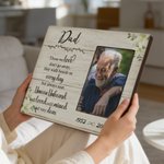 Personalised Photo Memorial Frame Ornament with Name Year and Text Home Decor in Loving Memory Sympathy Gift for Loss of Loved Ones
