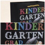 Gepersonaliseerde schattige Graduation Cap Teddybeer Gift Bag met naam en jaar kleuterschool afstuderen Gift voor kinderen afgestudeerden
