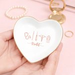 Gepersonaliseerde gezondheidszorg thema keramische sieraden schotel met naam Verpleegkundigen 'Dag Verjaardagscadeau voor medisch personeel