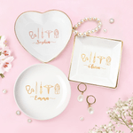 Personalised Healthcare Theme Ceramic Trinket Jewellery Dish with Name Nurses' Day Birthday Gift for Medical Staff