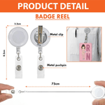 Personalized Nurse Doctor Cartoon Character ID Badge Holder with Name and Occupation Hospital Accessories Appreciation Gift for Medical Staff