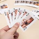 Cartas de juego personalizadas con foto nombre y fecha regalo de boda aniversario y cumpleaños para parejas amigos y familia