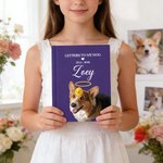 Personalised Letters To My Dog Pet Portrait Photo A5 Journal Notebook with Text Birthday Memorial Gift for Pet Owners