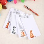 Personalized Dog Breed Notepad with Name and Title Office Work To Do List Stationery Appreciation Birthday Gift for Dog Owners Office Workers
