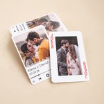 Cartas de juego personalizadas con foto nombre y fecha regalo de boda aniversario y cumpleaños para parejas amigos y familia