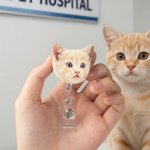 Gepersonaliseerde 1-3 huisdier foto's Badge Reel Verpleegkundige Week Verjaardagscadeau voor dierenliefhebbers Verpleegkundigen Medisch Personeel