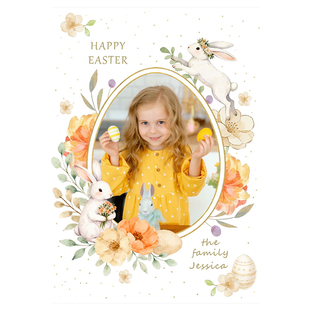 Easter Egg Photo Frame Ecard